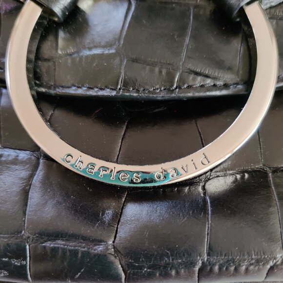 Charles David leather chain shoulder bag - Picture 6 of 7